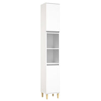 Set Mobili da Bagno 3 pz Bianco in Legno Multistrato 3185597