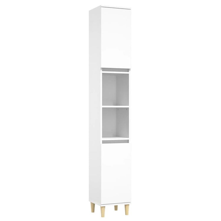 Set Mobili da Bagno 3 pz Bianco in Legno Multistrato 3185613