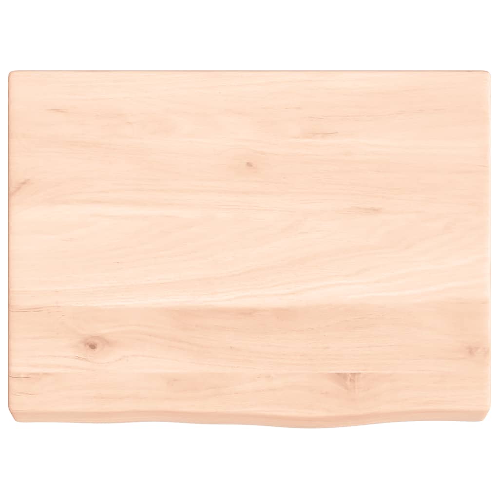 Piano Bagno 40x30x4 cm in Legno Massello Non Trattato 3155994