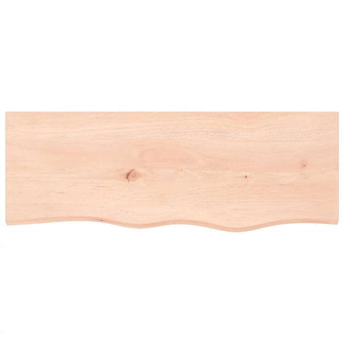 Piano Bagno 80x30x(2-4) cm in Legno Massello Non Trattatocod mxl 98441