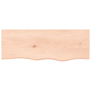 Piano Bagno 80x30x(2-6) cm in Legno Massello Non Trattatocod mxl 74447