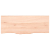 Piano Bagno 100x40x2 cm in Legno Massello Non Trattatocod mxl 108919