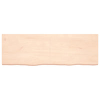 Piano Bagno 180x60x(2-6) cm in Legno Massello Non Trattatocod mxl 110458