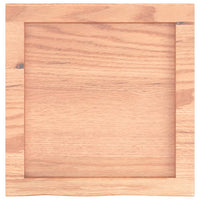 Piano Bagno Marrone Chiaro 40x40x4 cm Legno Massello Trattato 3156093