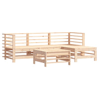 Set Divani da Giardino 5 pz con Cuscini in Legno Massellocod mxl 77210