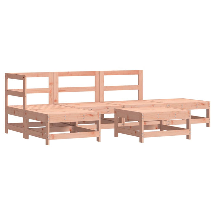 Set Divani Giardino 6 pz con Cuscini Legno Massello di Douglas 3185904