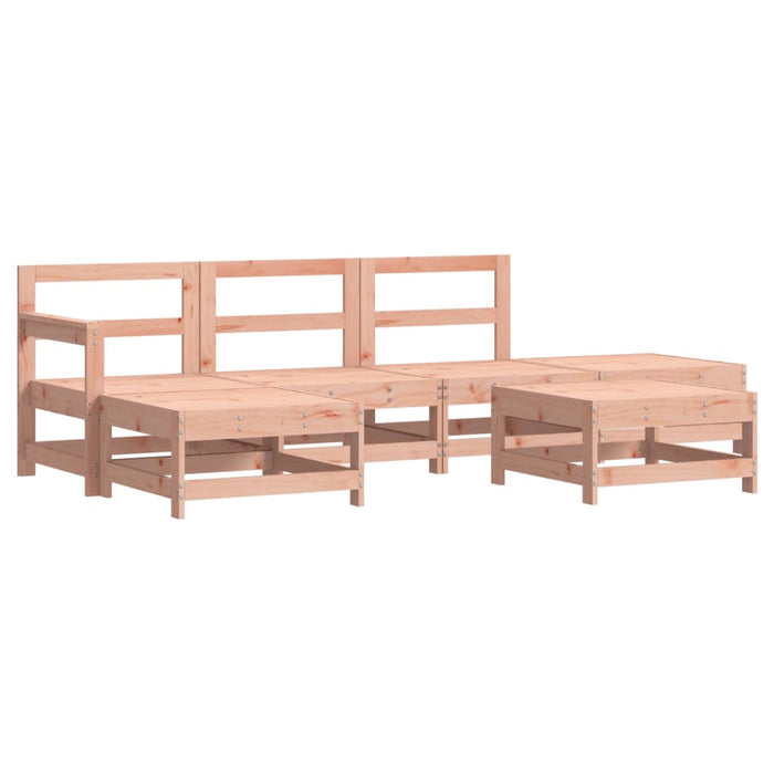 Set Divani Giardino 6 pz con Cuscini Legno Massello di Douglas 3185911