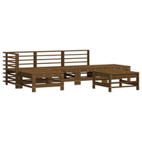 Set Divani da Giardino 6 pz con Cuscini in Legno Massello Mielecod mxl 125174