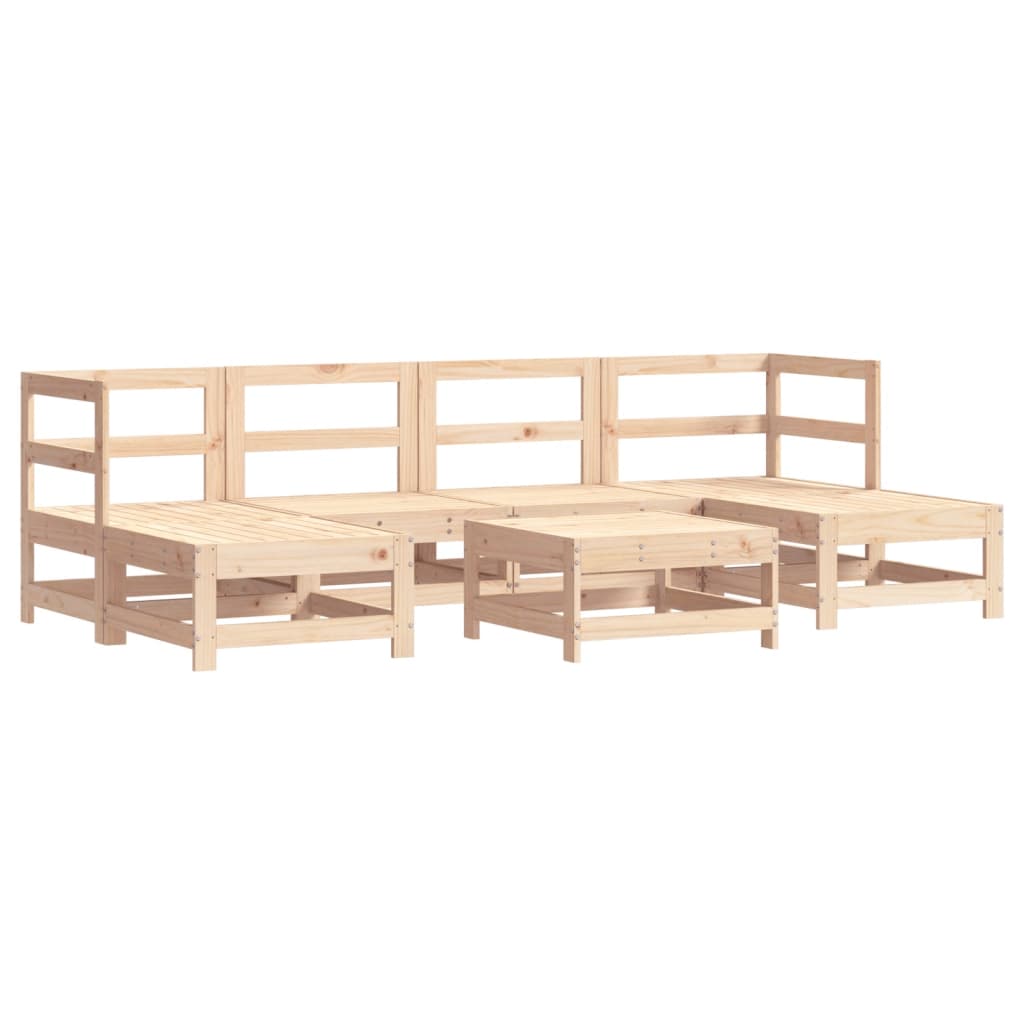 Set Divani da Giardino 7 pz con Cuscini in Legno Massellocod mxl 77199