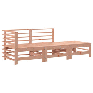 Set Divani Giardino 3pz con Cuscini Legno Massello di Douglas 3186037