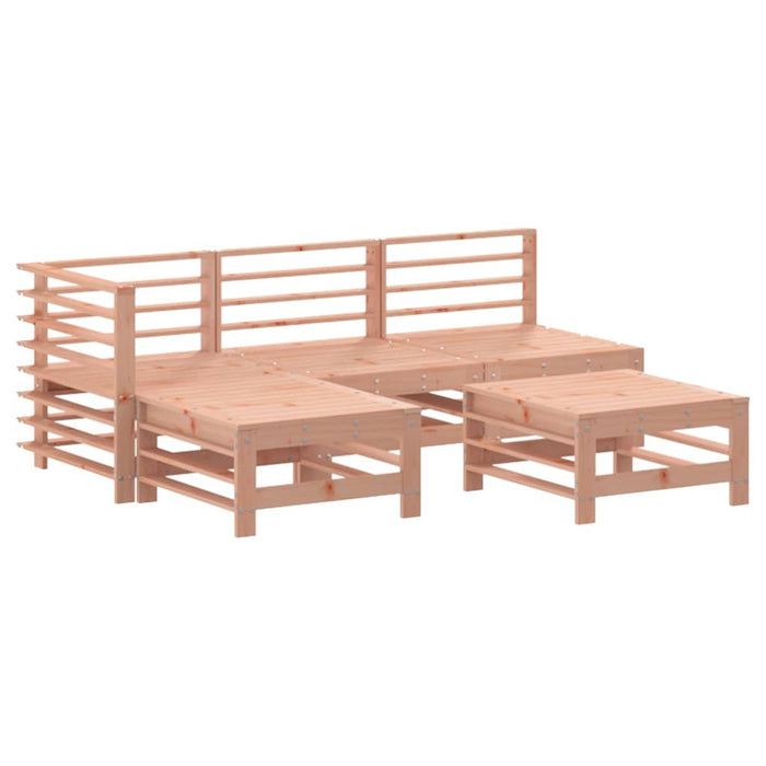 Set Divani Giardino 5 pz con Cuscini Legno Massello di Douglas 3186072