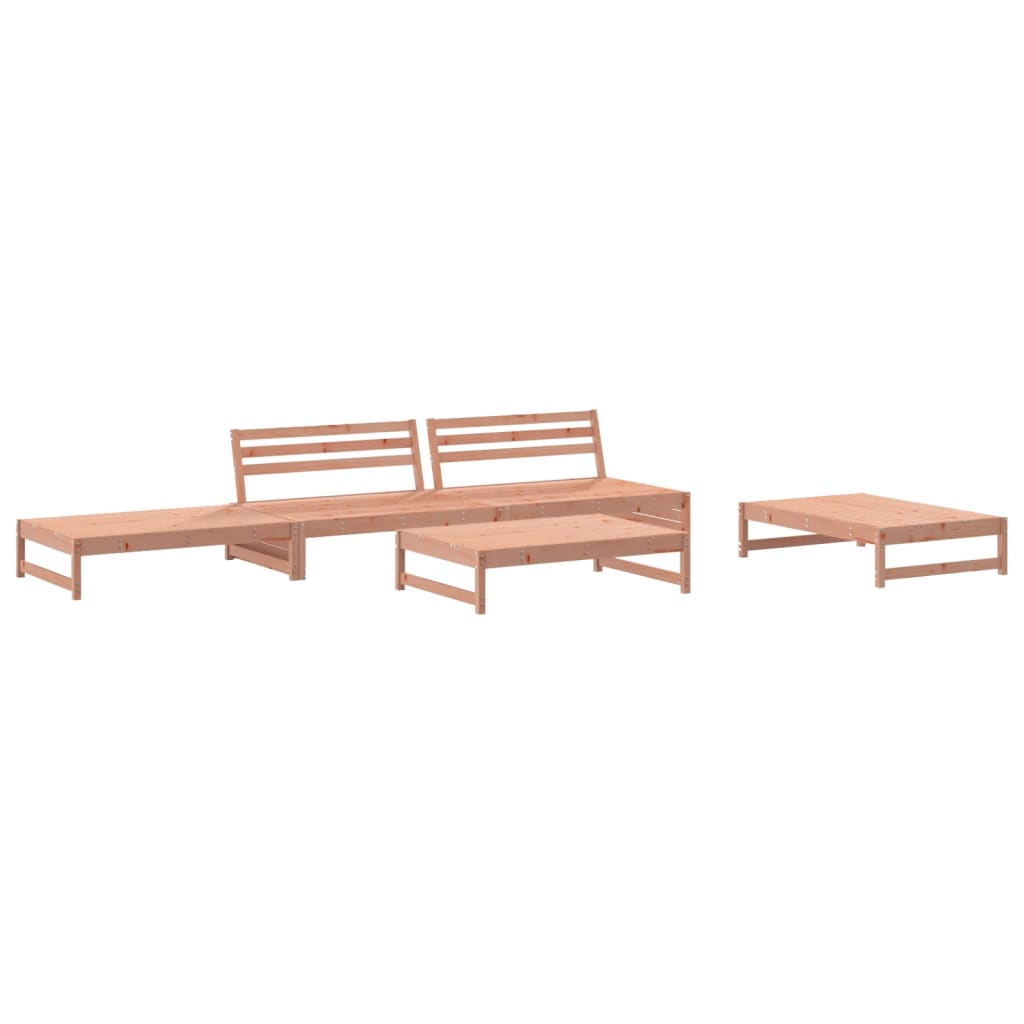 Set Divani Giardino 5 pz con Cuscini Legno Massello di Douglas 3186121