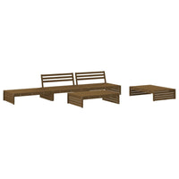 Set Divani da Giardino 5 pz con Cuscini in Legno Massello Mielecod mxl 76561