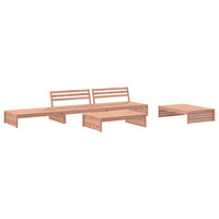 Set Divani Giardino 5 pz con Cuscini Legno Massello di Douglas 3186149