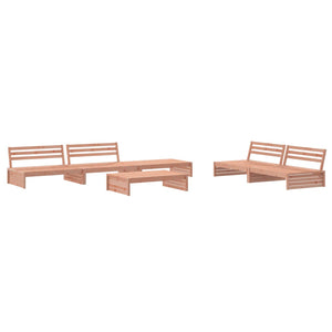 Set Divani Giardino 6 pz con Cuscini Legno Massello di Douglas 3186156