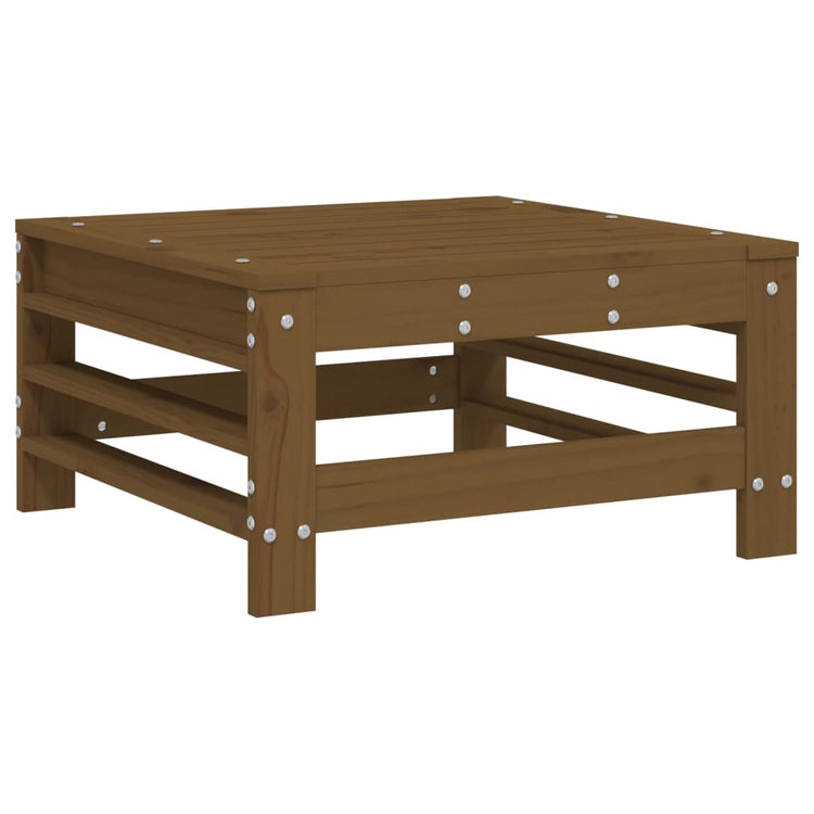 Set Salotto da Giardino 7 pz Miele in Legno Massello di Pino 3186196