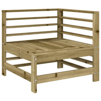 Set Salotto da Giardino 7 pz in Legno Impregnato di Pino 3186199