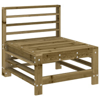 Set Salotto da Giardino 7 pz in Legno Impregnato di Pino 3186199