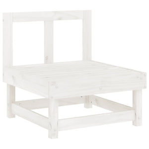 Set Salotto da Giardino 8 pz in Legno Massello di Pino Bianco 3186222