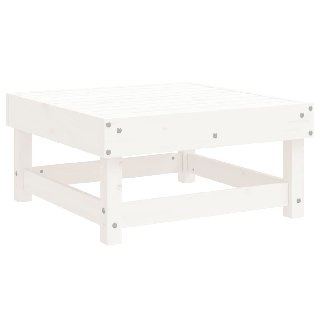 Set Salotto da Giardino 8 pz in Legno Massello di Pino Bianco 3186222