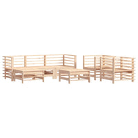 Set Salotto da Giardino 7 pz in Legno Massello di Pino 3186235