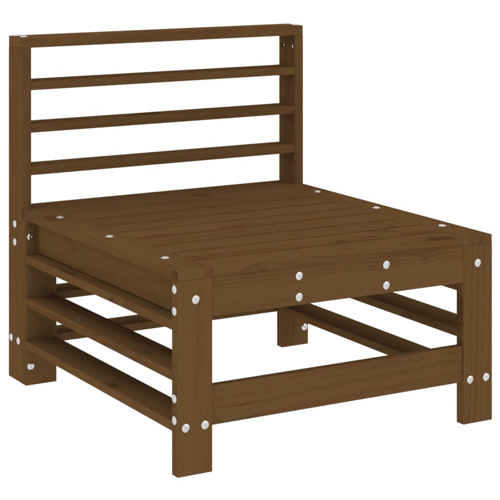 Set Salotto da Giardino 7 pz ambra in Legno Massello di Pino 3186238