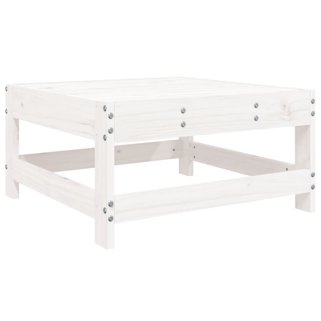 Set Salotto da Giardino 8 pz in Legno Massello di Pino Bianco 3186271