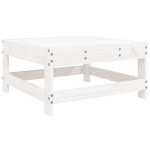 Set Salotto da Giardino 8 pz in Legno Massello di Pino Bianco 3186271