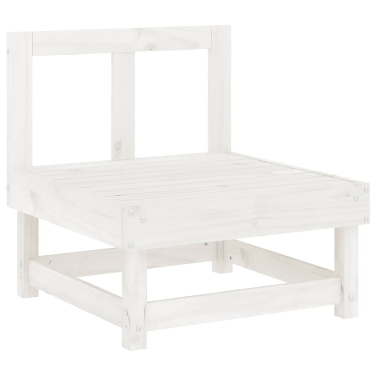 Set Salotto da Giardino 8 pz in Legno Massello di Pino Bianco 3186278