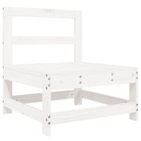 Set Salotto da Giardino 8 pz in Legno Massello di Pino Bianco 3186292