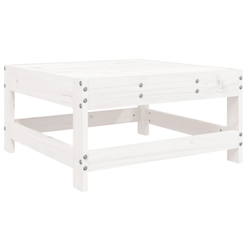 Set Salotto da Giardino 8 pz in Legno Massello di Pino Bianco 3186292