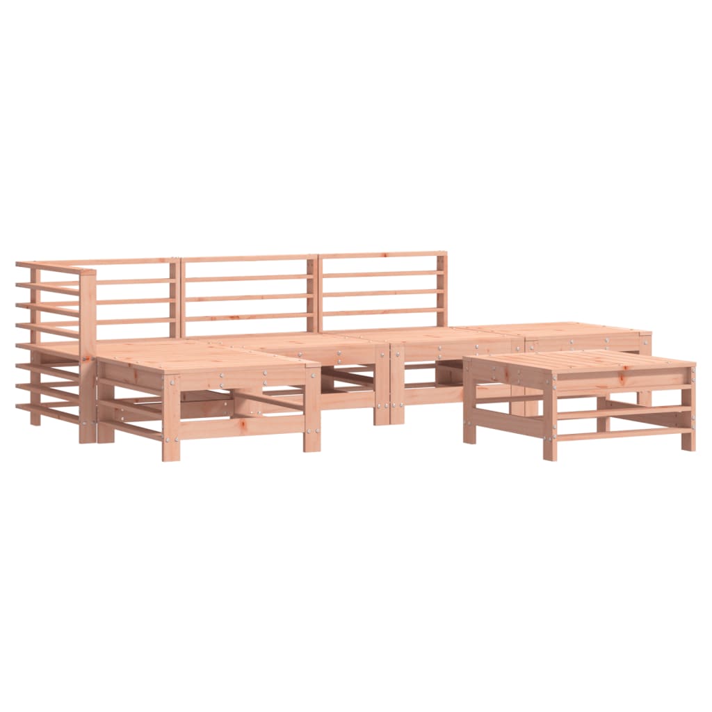 Set Salotto da Giardino 6 pz in Legno Massello di Douglas 3186331