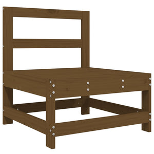 Set Salotto da Giardino 7 pz ambra in Legno Massello di Pino 3186378