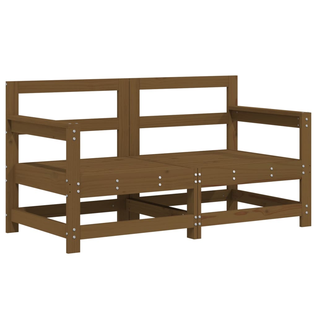 Set Salotto da Giardino 7 pz ambra in Legno Massello di Pino 3186427