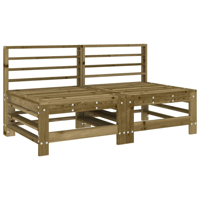 Set Salotto da Giardino 7 pz in Legno Impregnato di Pino 3186444