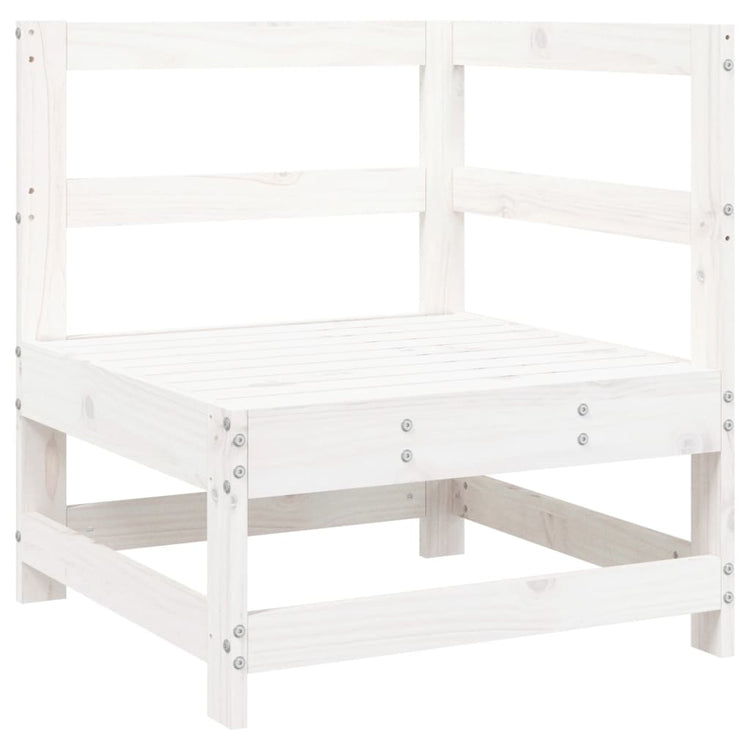 Set Salotto da Giardino 8 pz in Legno Massello di Pino Bianco 3186453