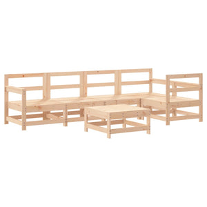 Set Salotto da Giardino 6 pz in Legno Massello di Pinocod mxl 118203