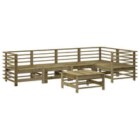 Set Salotto da Giardino 6 pz in Legno Impregnato di Pino 3186479