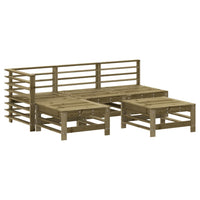 Set Salotto da Giardino 5 pz in Legno Impregnato di Pino 3186563