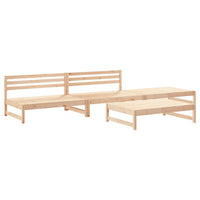 Set Salotto da Giardino 4 pz in Legno Massello di Pinocod mxl 94278