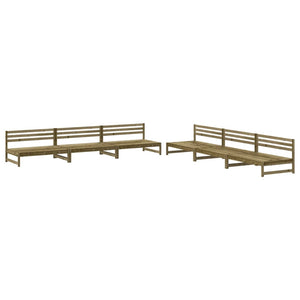 Set Salotto da Giardino 6 pz in Legno Impregnato di Pino 3186612