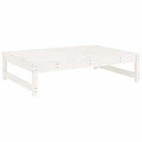 Set Salotto da Giardino 6 pz Bianco in Legno Massello di Pino 3186614