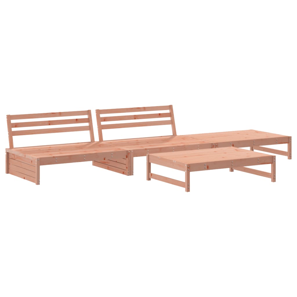 Set Salotto da Giardino 4 pz in Legno Massello di Douglascod mxl 117949