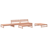 Set Salotto da Giardino 5 pz in Legno Massello di Douglascod mxl 117951