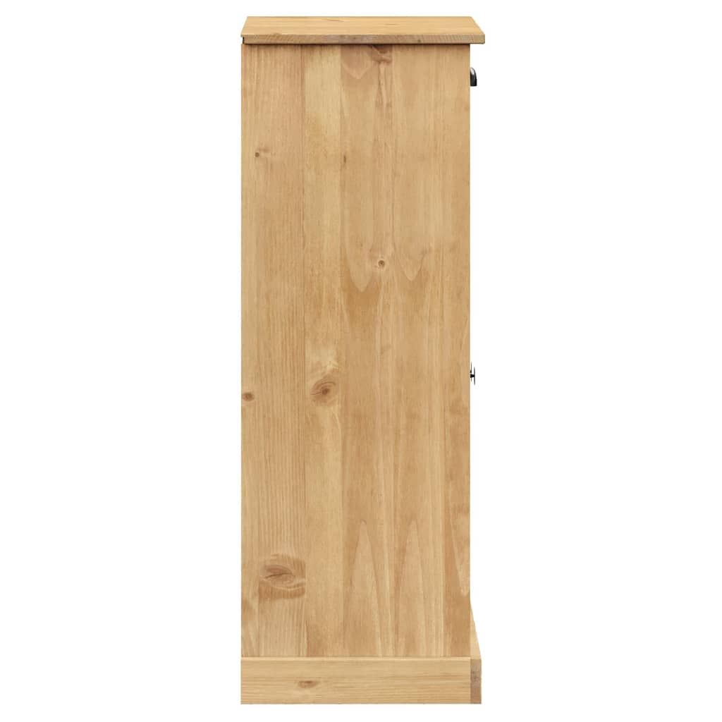 Scarpiera VIGO 60x35x96 cm in Legno Massello di Pino 353166