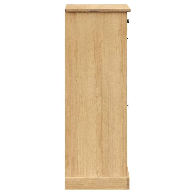 Scarpiera VIGO 60x35x96 cm in Legno Massello di Pino 353169