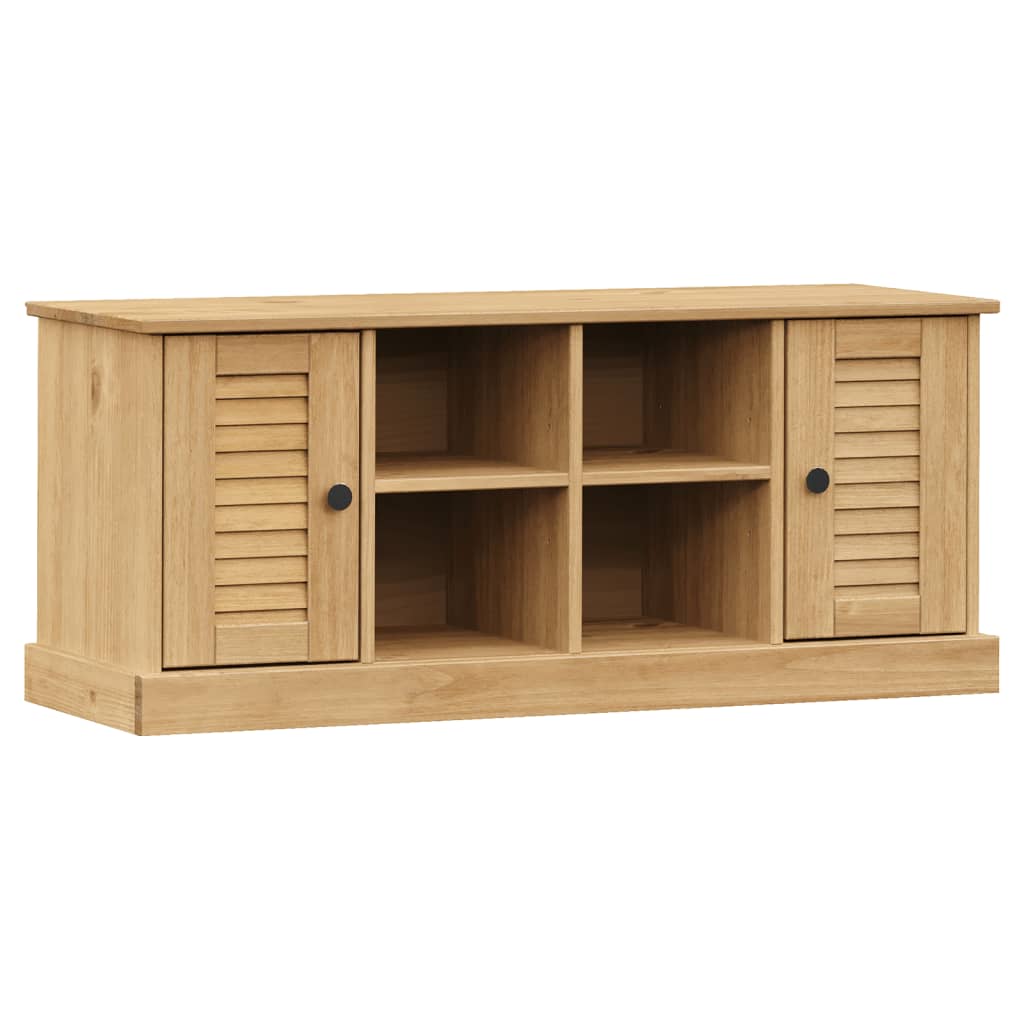 Panca Porta Scarpe VIGO 106x35x45 cm in Legno Massello di Pino 353178