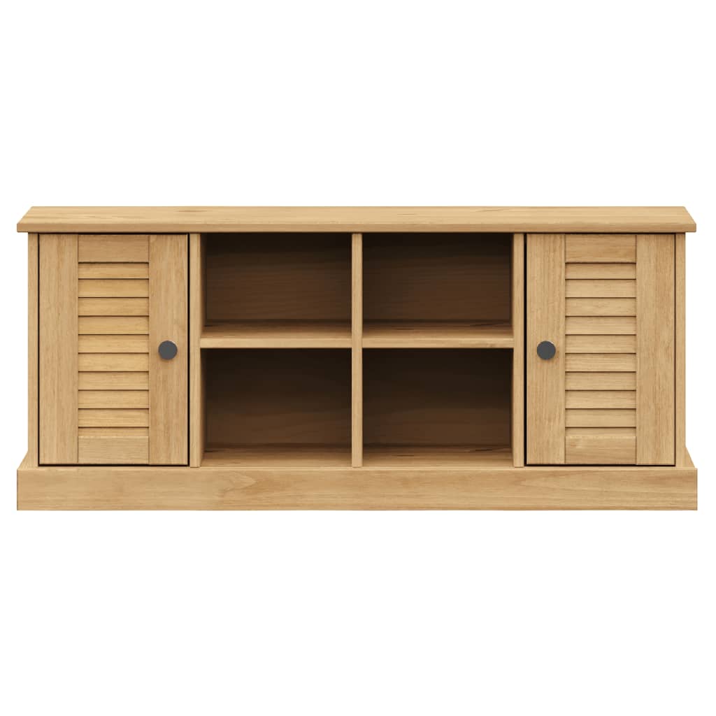 Panca Porta Scarpe VIGO 106x35x45 cm in Legno Massello di Pino 353178