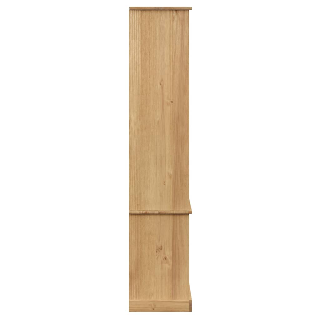 Vetrina VIGO 85x35x170 cm in Legno Massello di Pino 353193