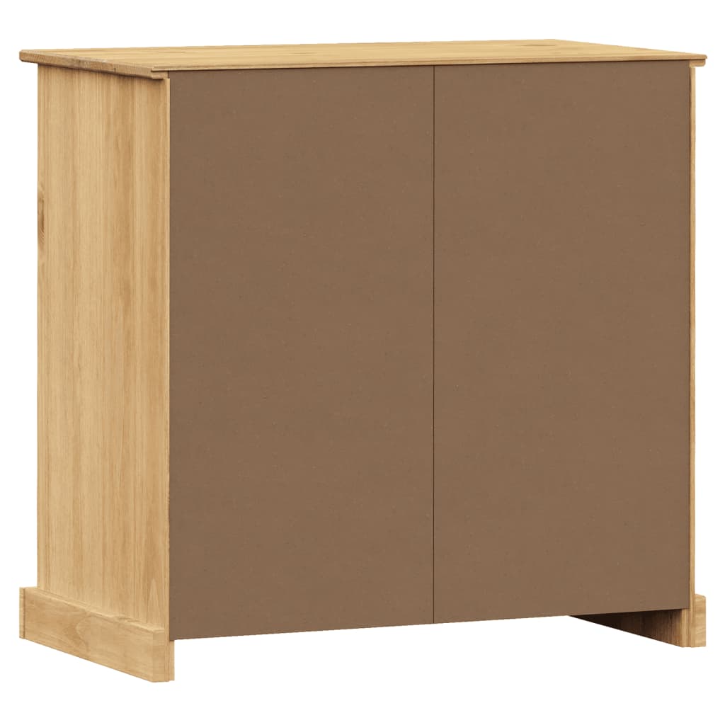 Credenza con Cassetti VIGO 78x40x75cm Legno Massello Pino 353199